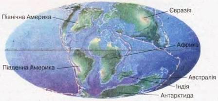Карта Землі початку крейдяного періоду